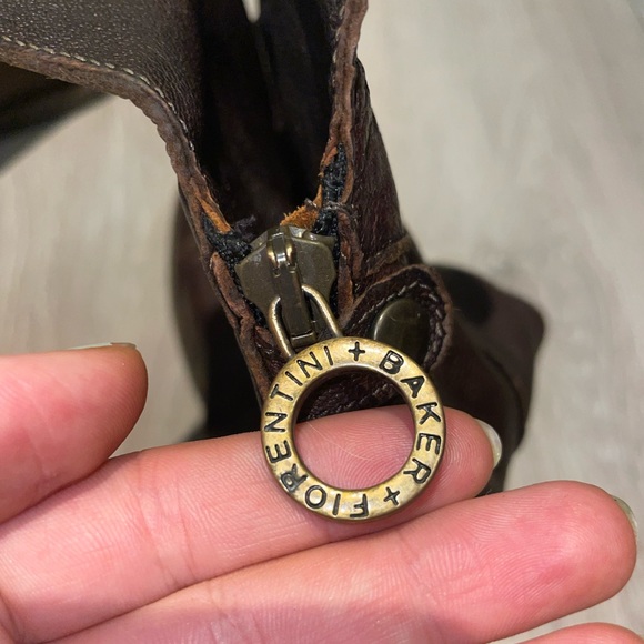 Fiorentini + Baker Red Leather Boots - Picture 5 of 8